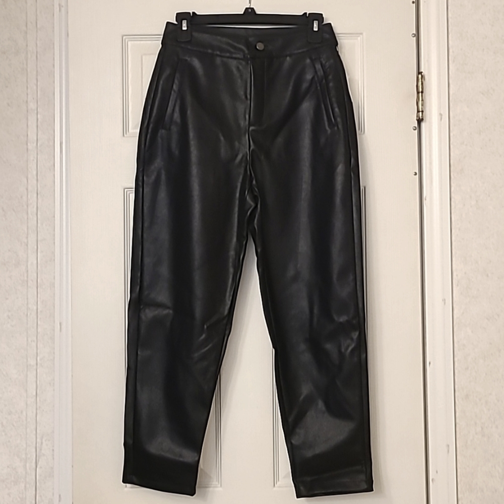 Faux Leather Pants